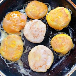 辅食丨香煎牛肉虾仁土豆饼的做法 步骤10