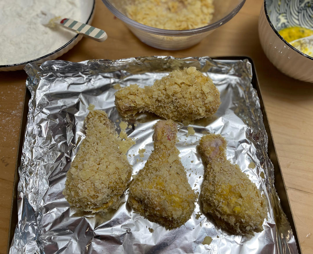 直击KFC脆皮鸡腿