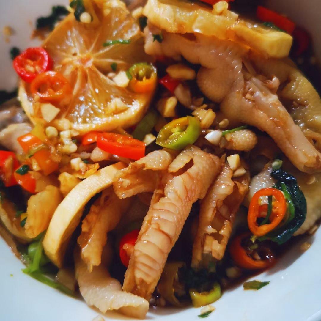 网红柠檬凤爪