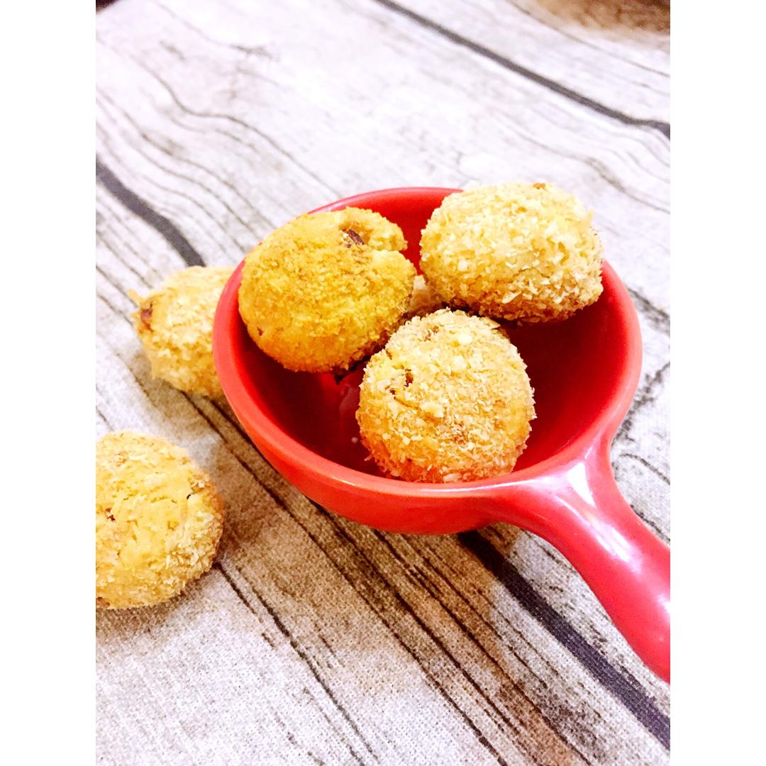 方太私房菜做的黄金蔓越莓椰蓉球