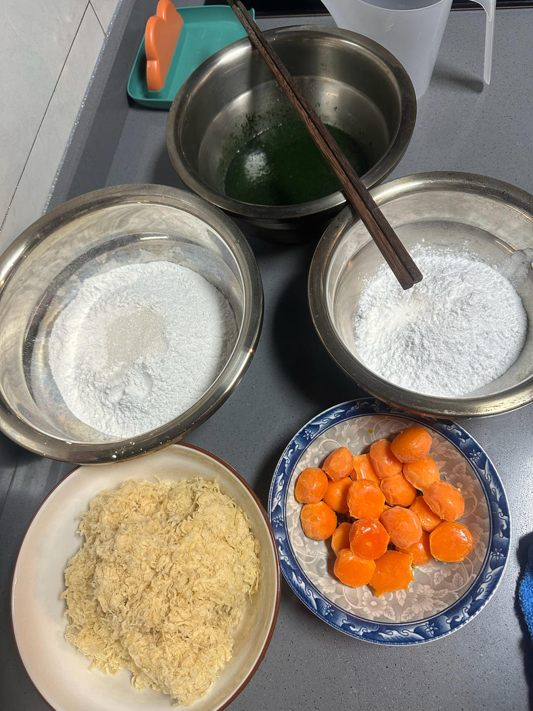 🔥超好吃肉松蛋黄青团-Q弹软糯不粘不塌