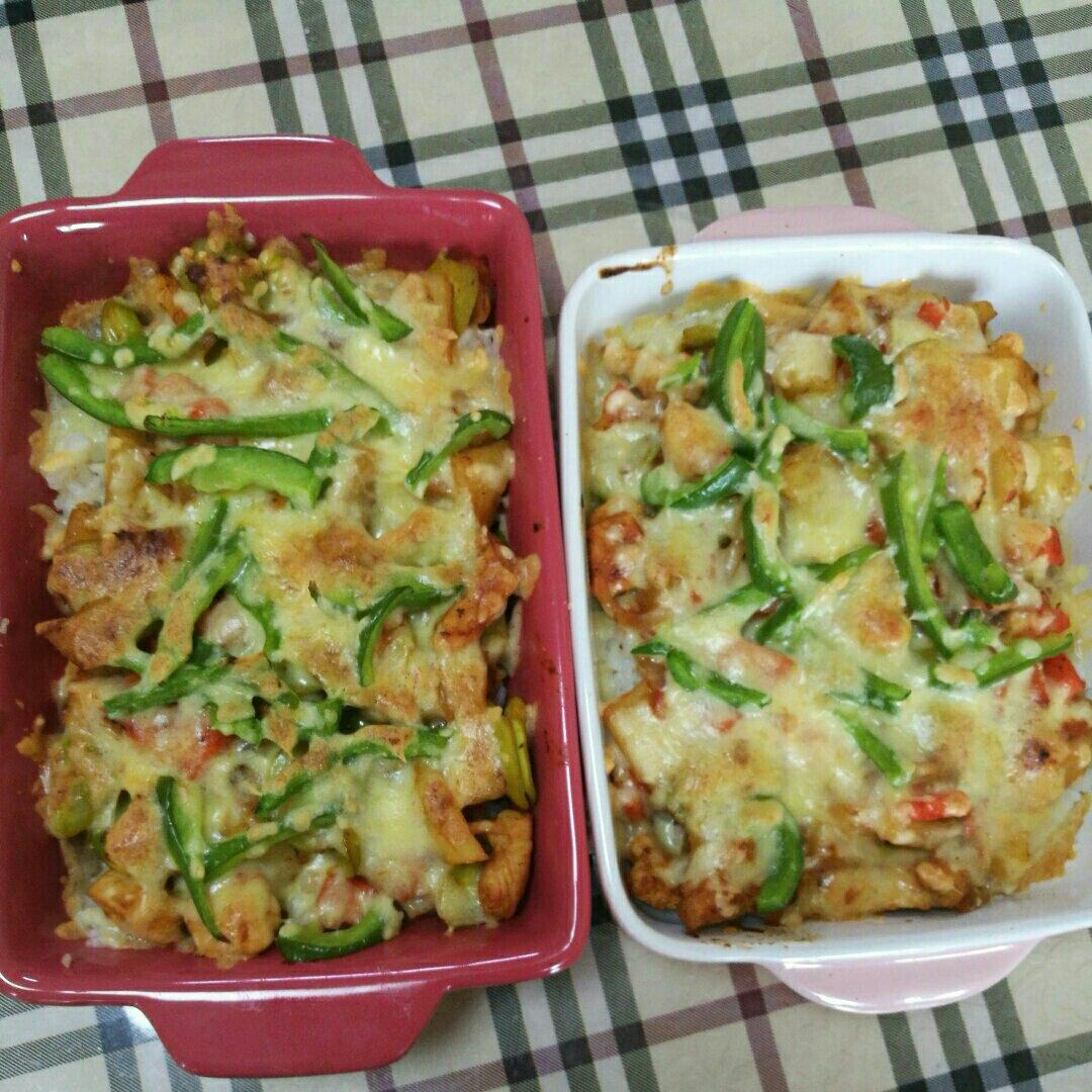番茄鸡肉浓情焗饭【两人份】