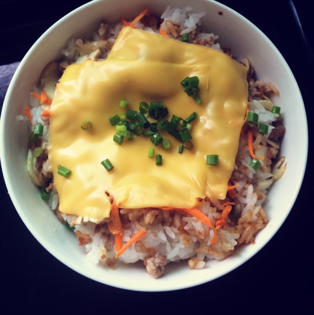 蛋香芝士饭——早餐