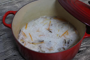 Le creuset酷彩-铸铁锅菜谱#香茹鸡肉粥#的做法 步骤3