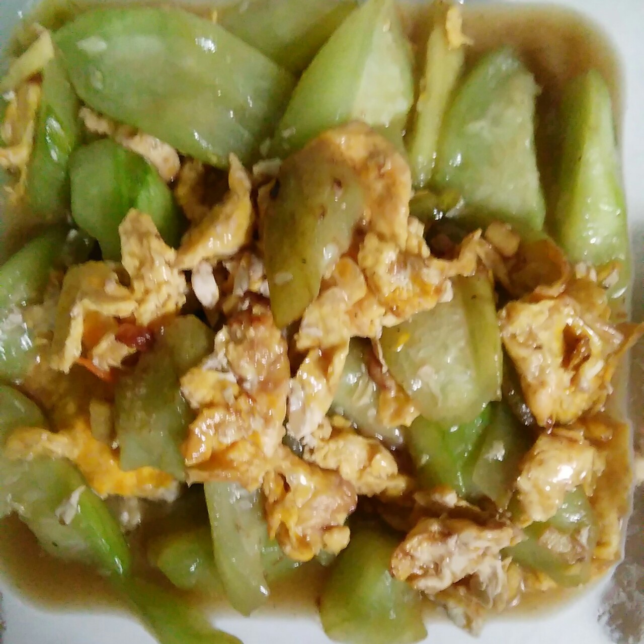 丝瓜炒蛋
