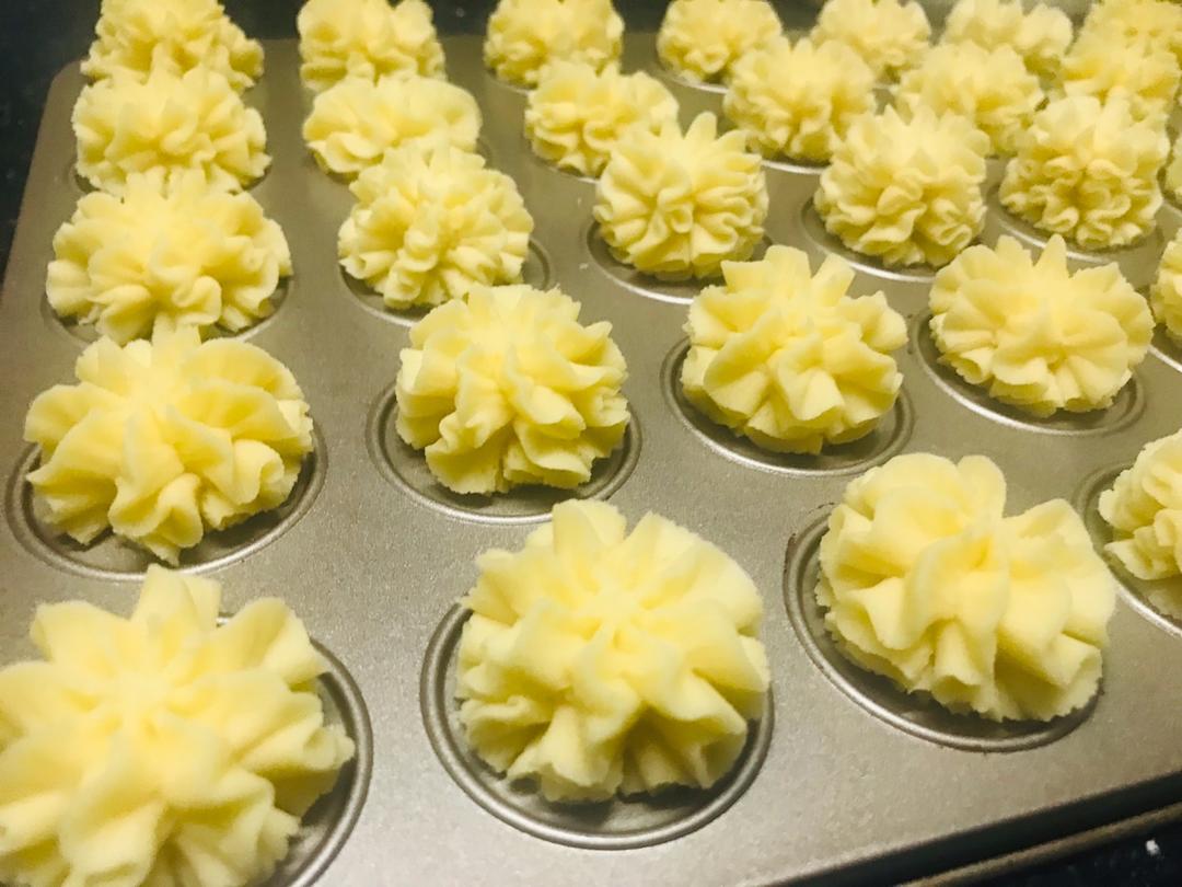 曲奇，曲奇花酥掉渣简单不塌（更新）