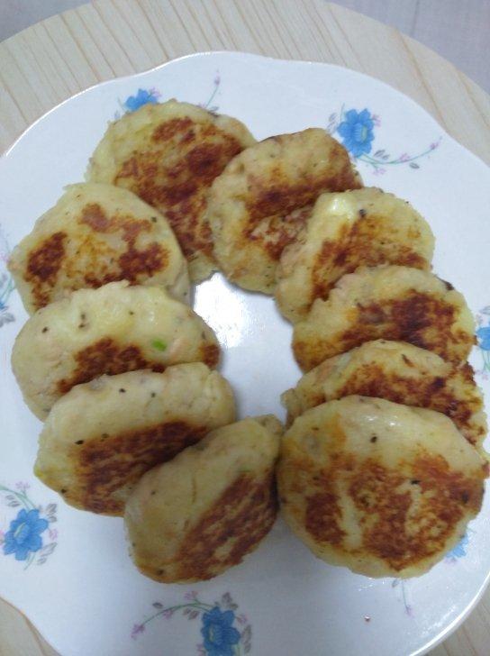 金枪鱼芝士土豆饼