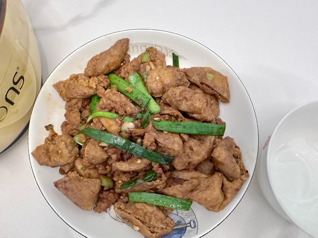 肉末炒豆泡（下饭菜）