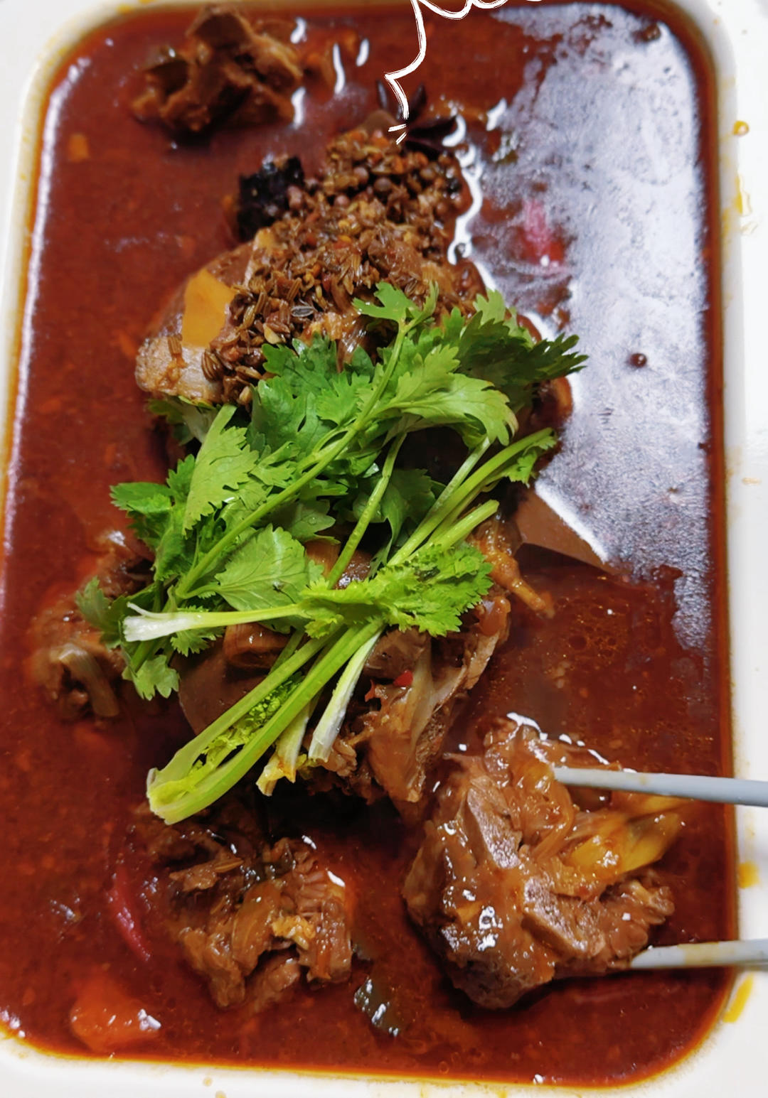 堂妈教你做红汤羊蝎子火锅