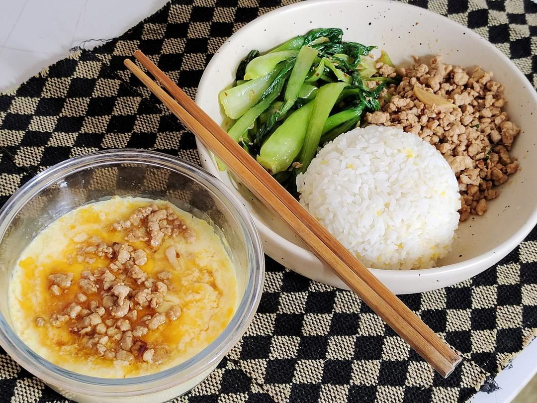 比布丁还要嫩！巨好吃又营养的肉末水蒸蛋