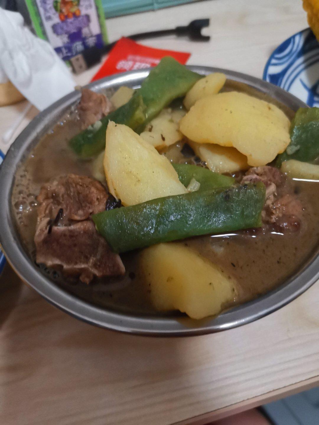 芸豆土豆炖排骨