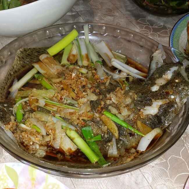 清蒸多宝鱼