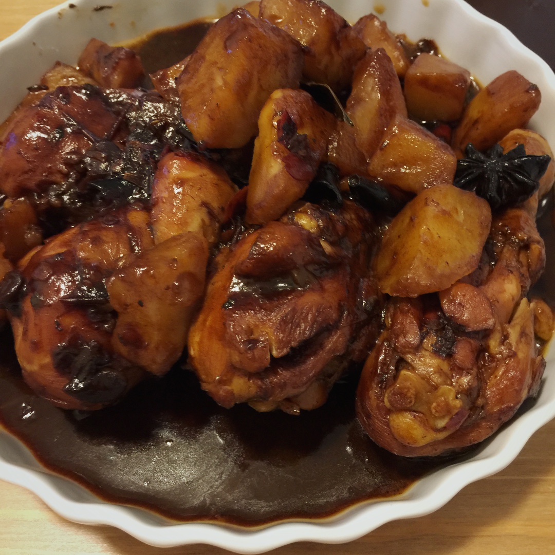 红烧土豆炖鸡腿