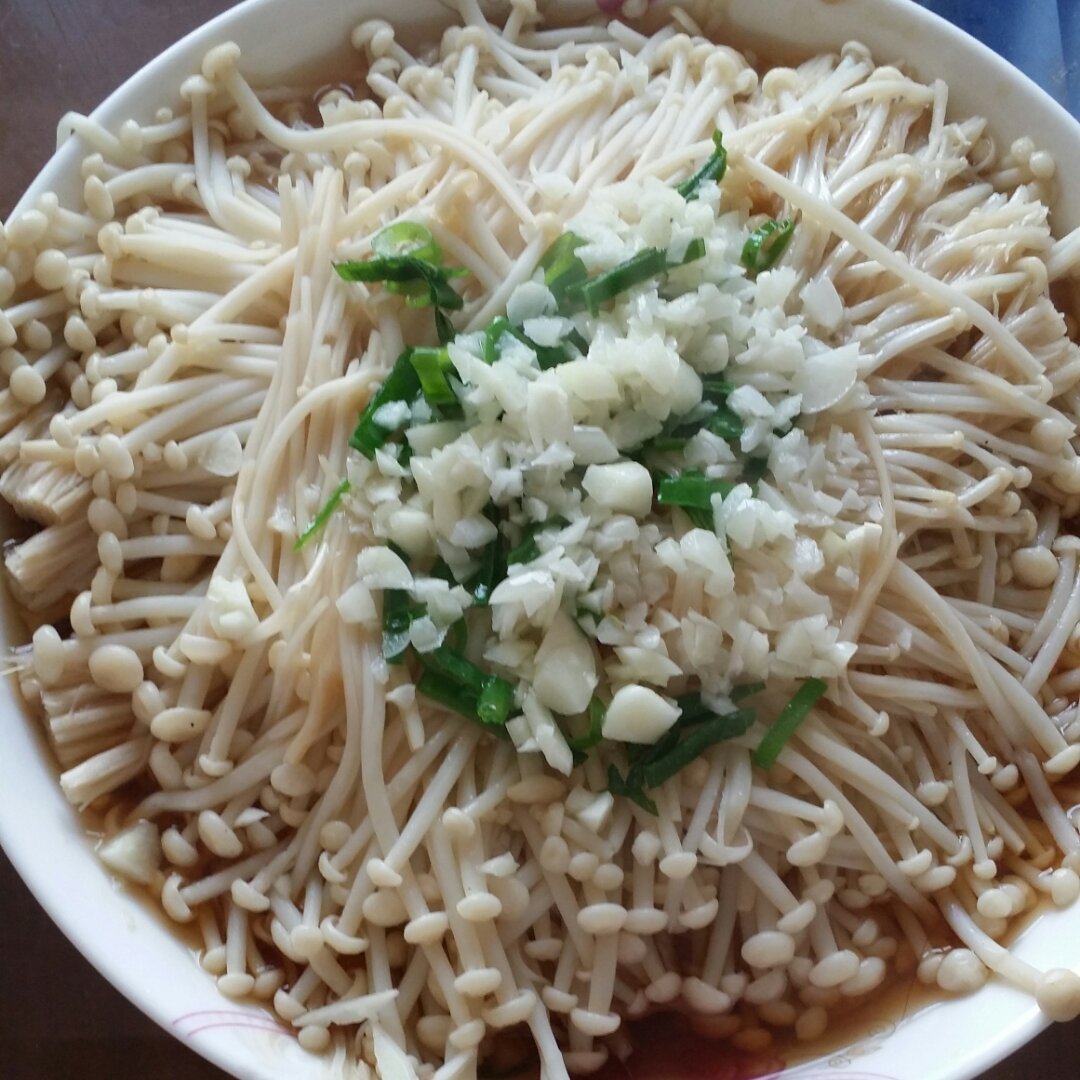 油泼金针菇