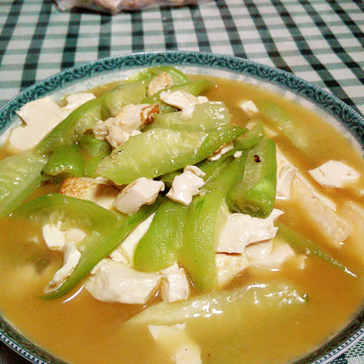 风景-17做的丝瓜烩豆腐