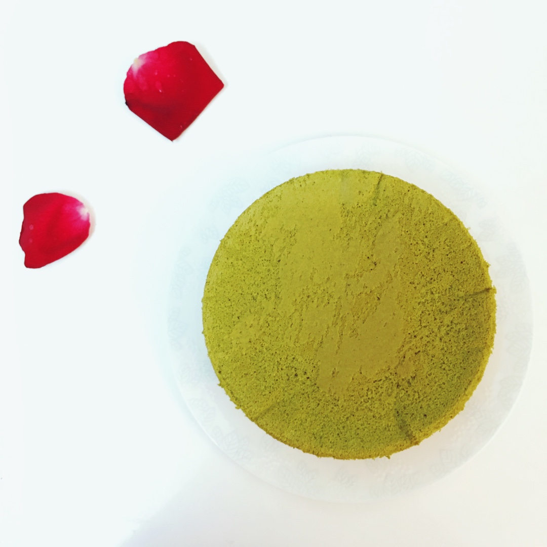 六寸抹茶戚风蛋糕
