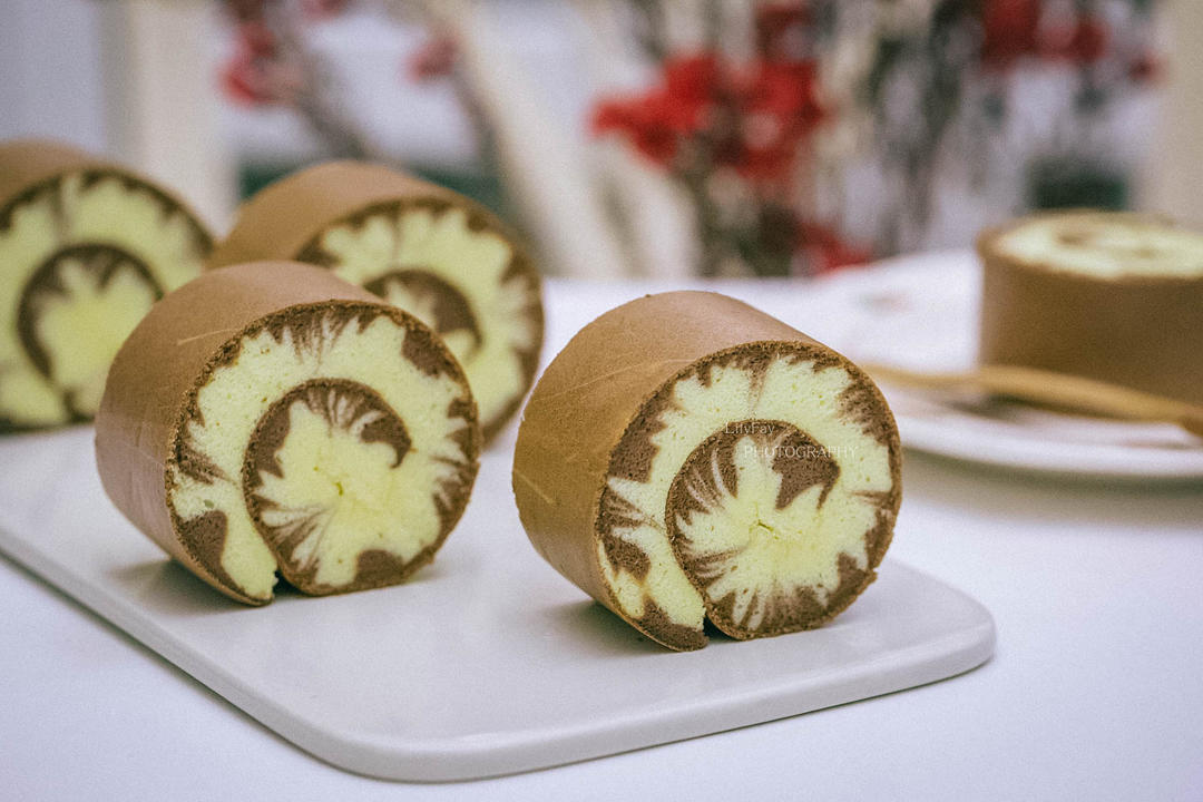 木糖醇可可旋风瑞士蛋糕卷（厚实细腻，不缩不裂）C69