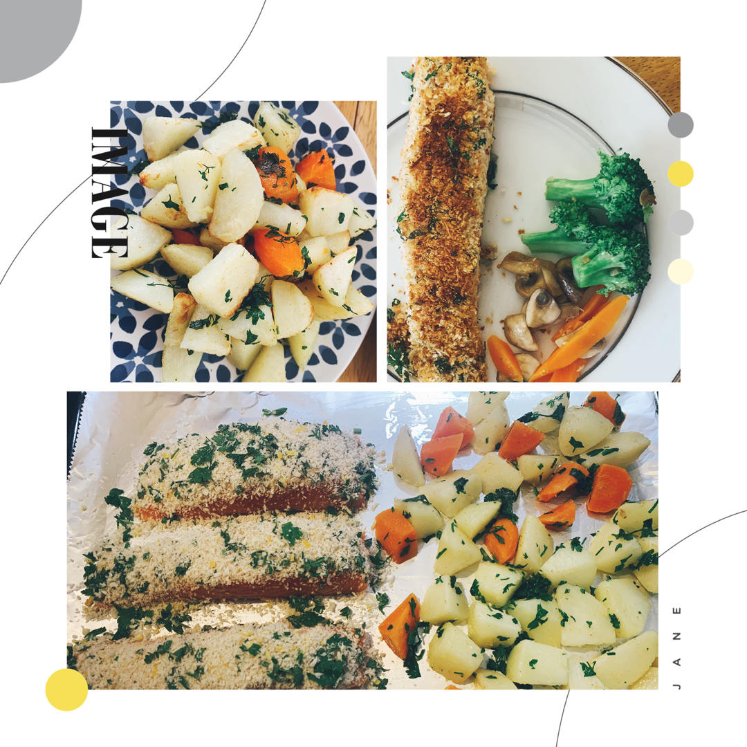 英国烹饪女王Mary Berry (玛丽.贝瑞)的帕玛森欧芹烤三文鱼