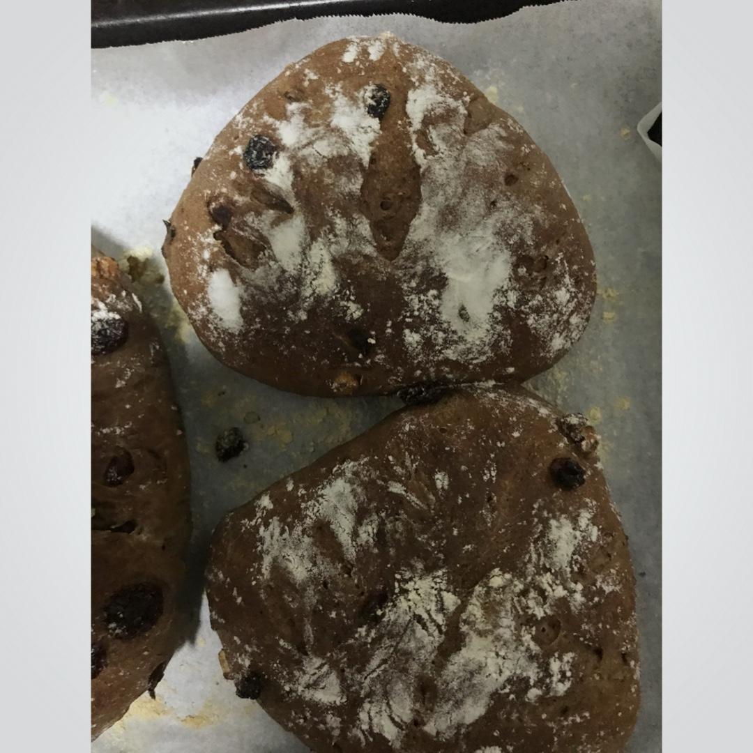 香蕉Nutella核桃蔓越莓软欧