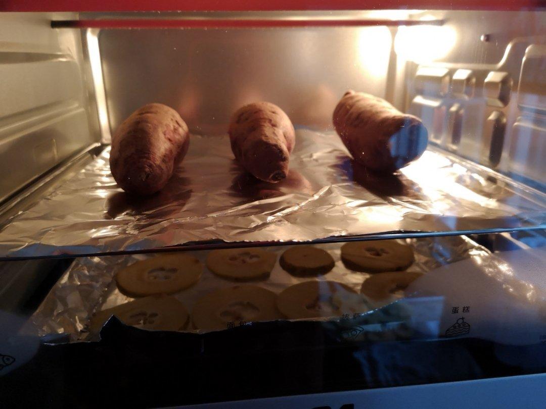 【烤箱版烤红薯】