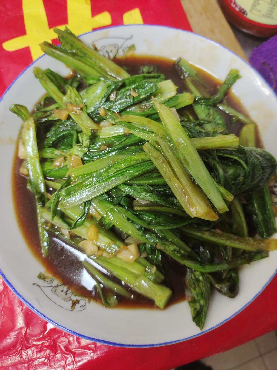 蒜蓉油麦菜（蚝油）