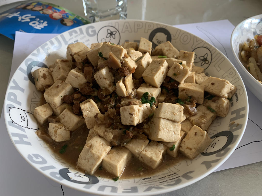 家常菜-肉末豆腐