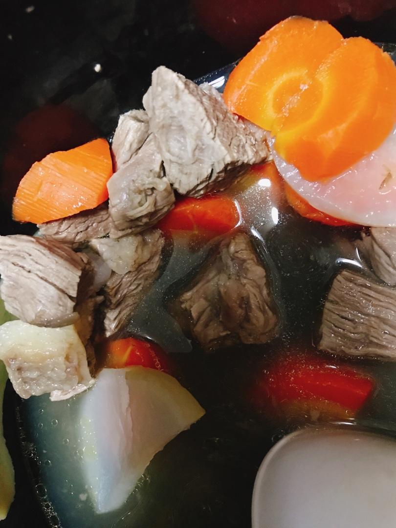 大白萝卜清炖牛肉