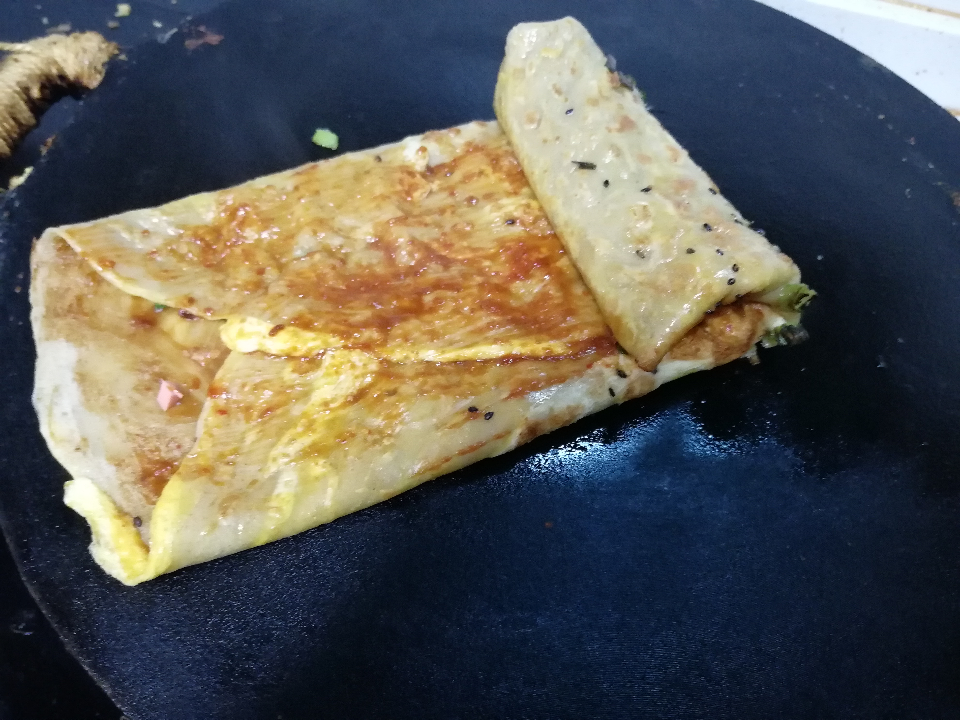 营养中式早餐——盐城鸡蛋饼（正宗）的做法 步骤12