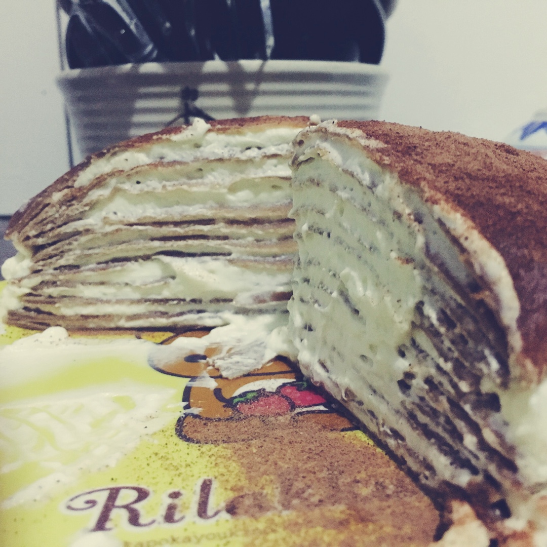 巧克力千层可丽饼