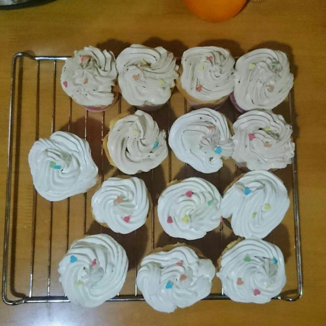 材料超简单的鸡蛋牛奶纸杯蛋糕