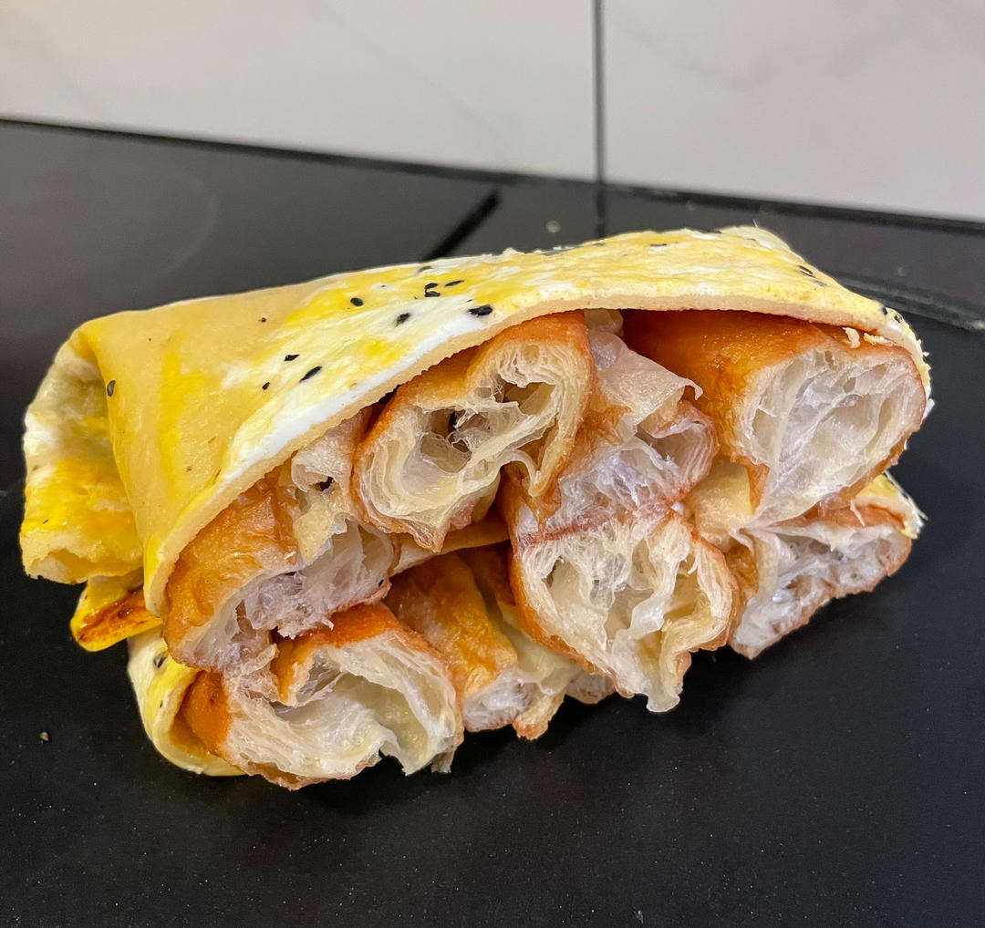 天津卫嘴子—纯绿豆煎饼果子