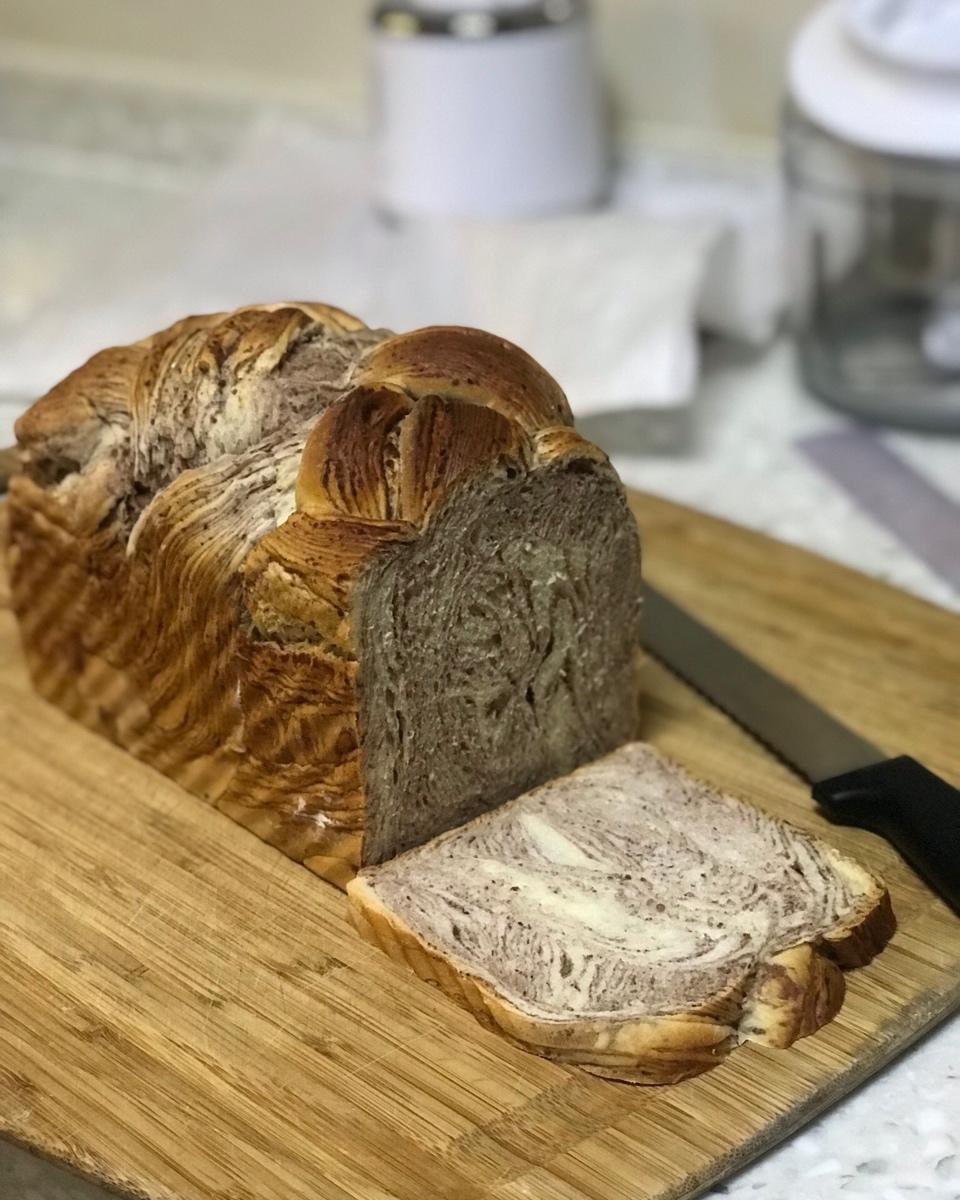 豆沙大理石吐司