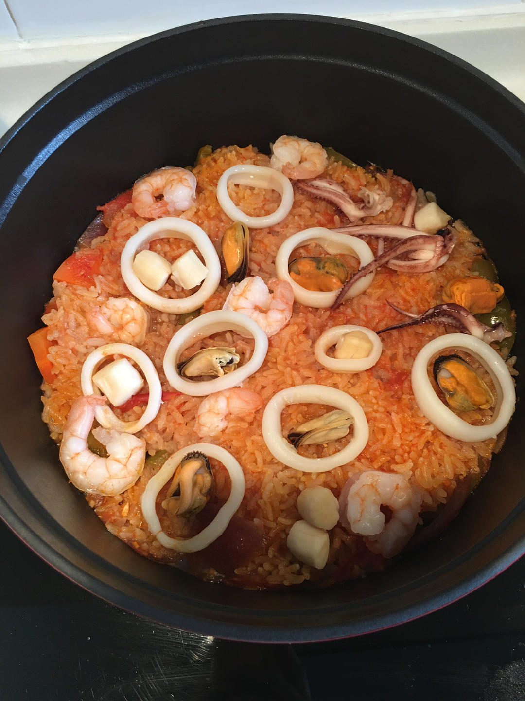 藏红花果然是西班牙海鲜饭的灵魂