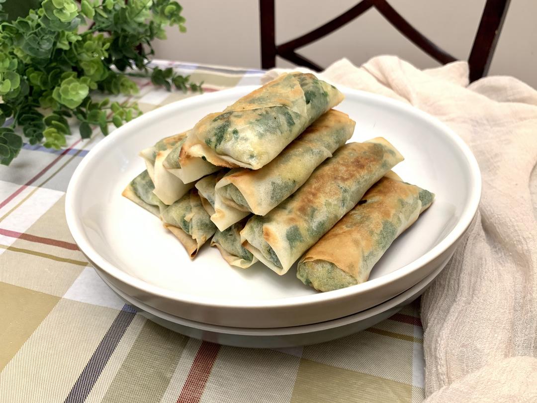 春卷式的韭菜盒子的做法