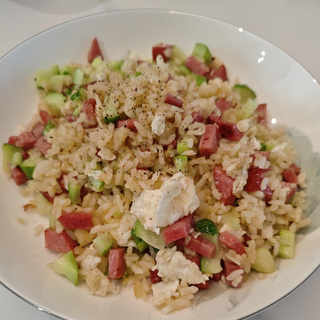 炒米饭蛋炒饭二十分钟快手家常