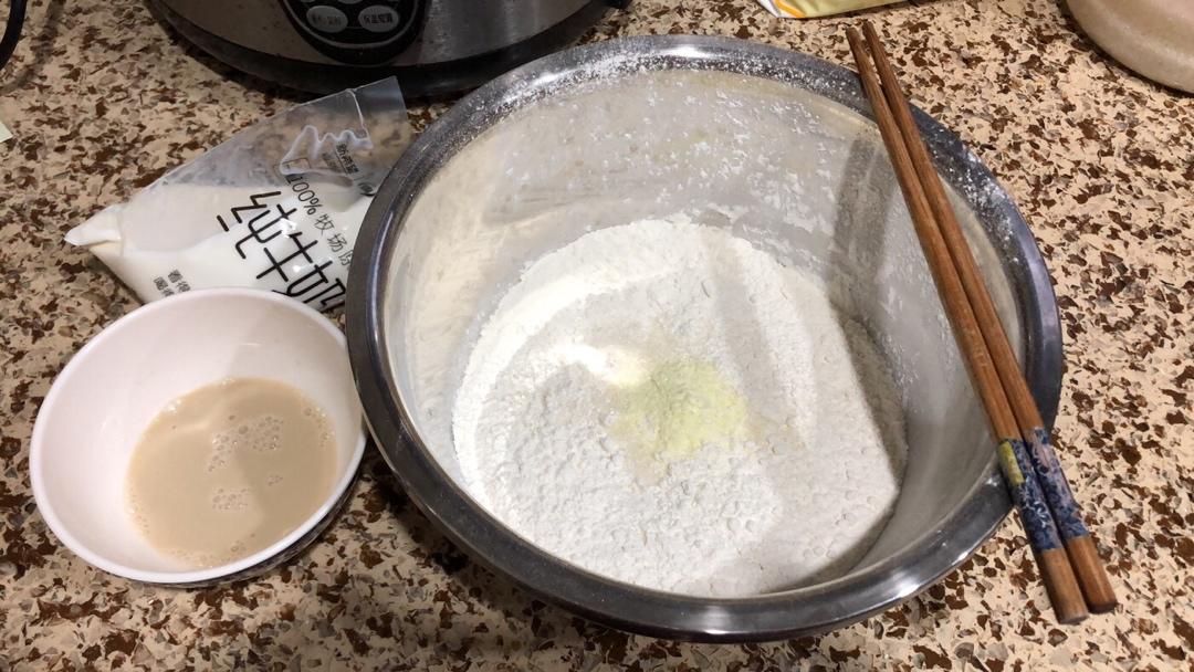 奶黄馅儿和奶黄包