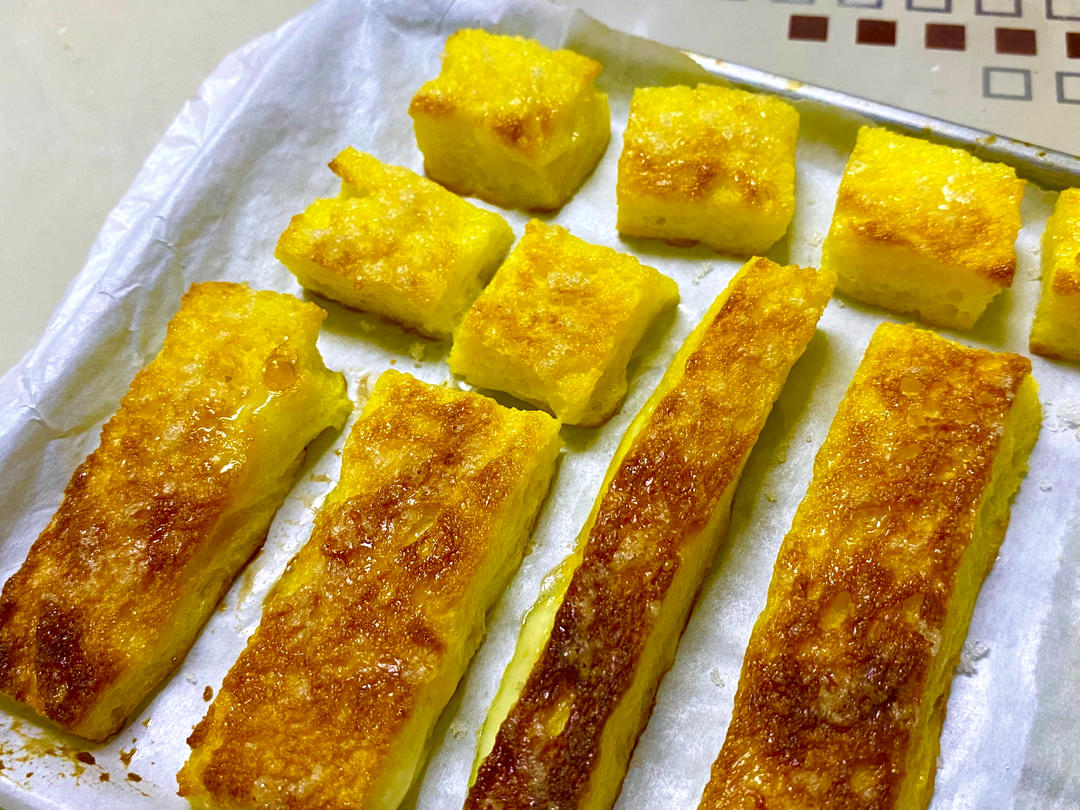 黄金烤吐司🍞条｜太香了