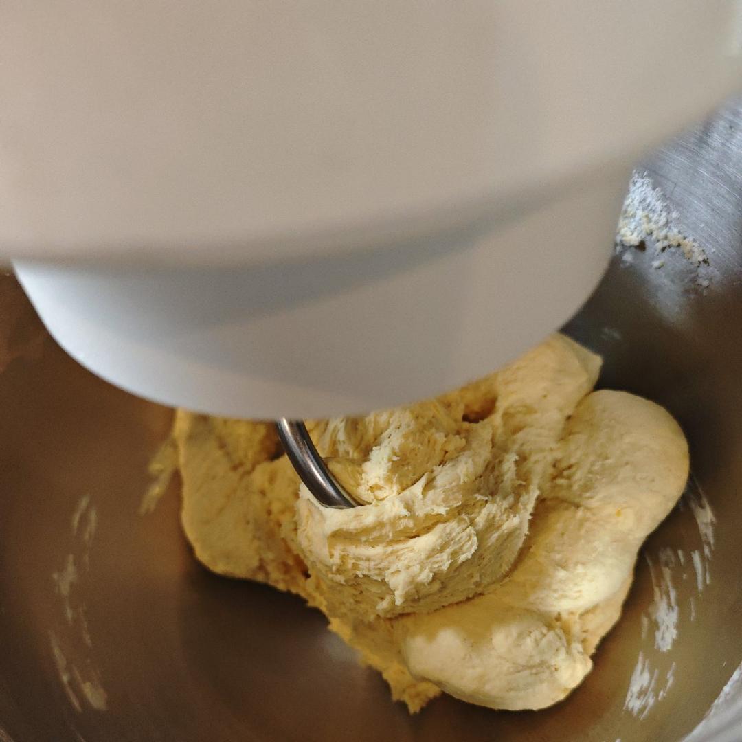 汤种南瓜软欧面团的做法