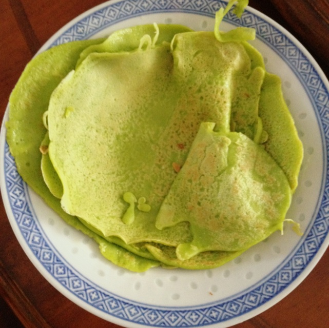 青菜煎饼