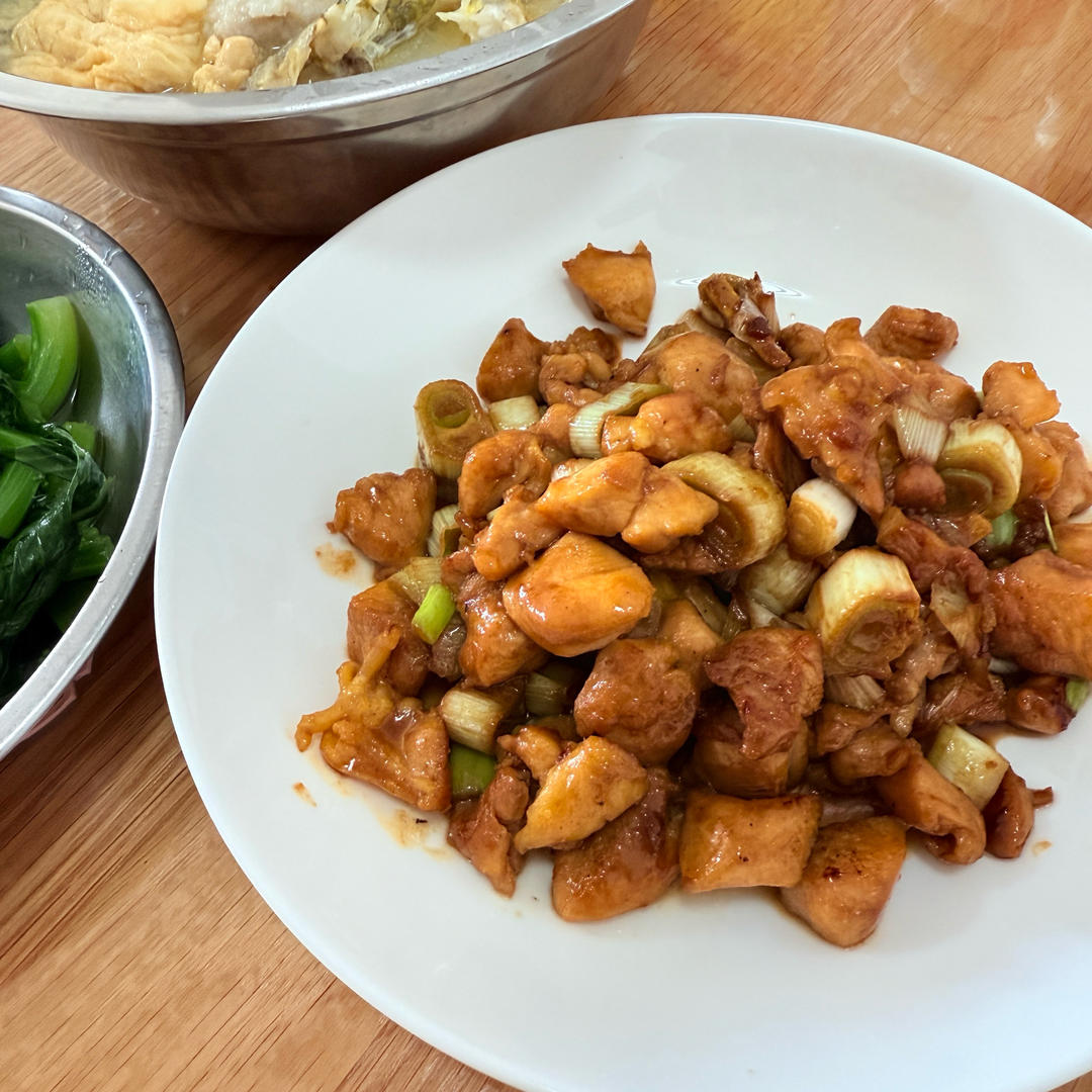 葱烧鸡腿肉