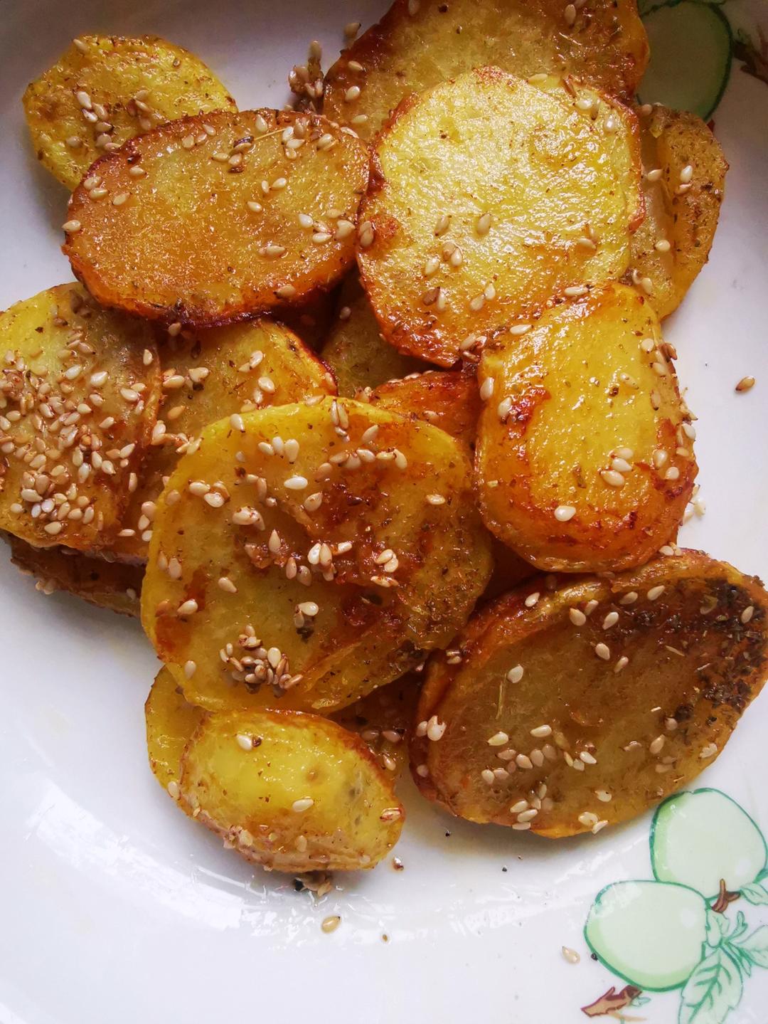 香辣孜然土豆片｜家常版