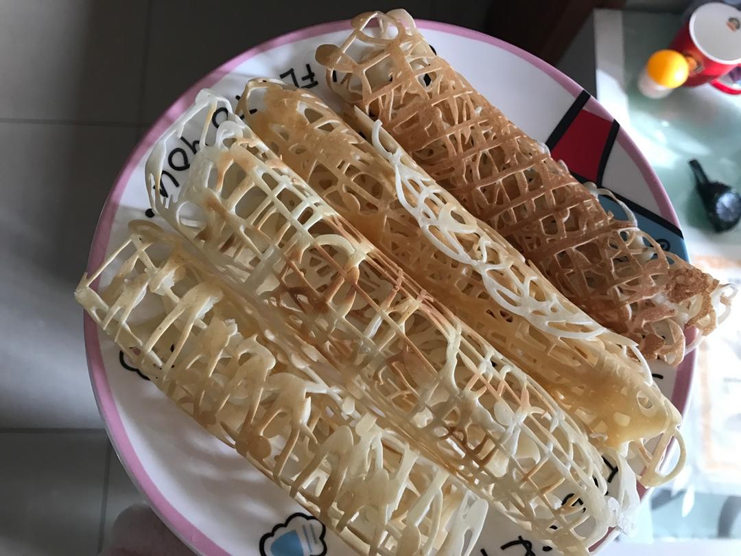 高颜值鸡蛋蕾丝网饼