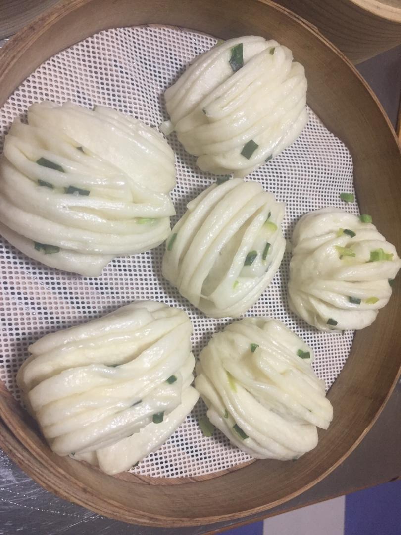 汤种葱卷和馒头(随意做的)