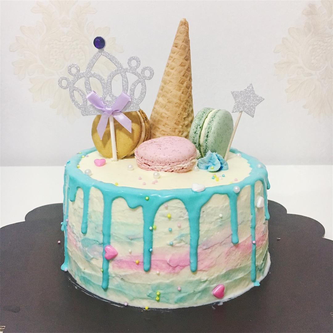 简单快手又美丽的芝士淋面