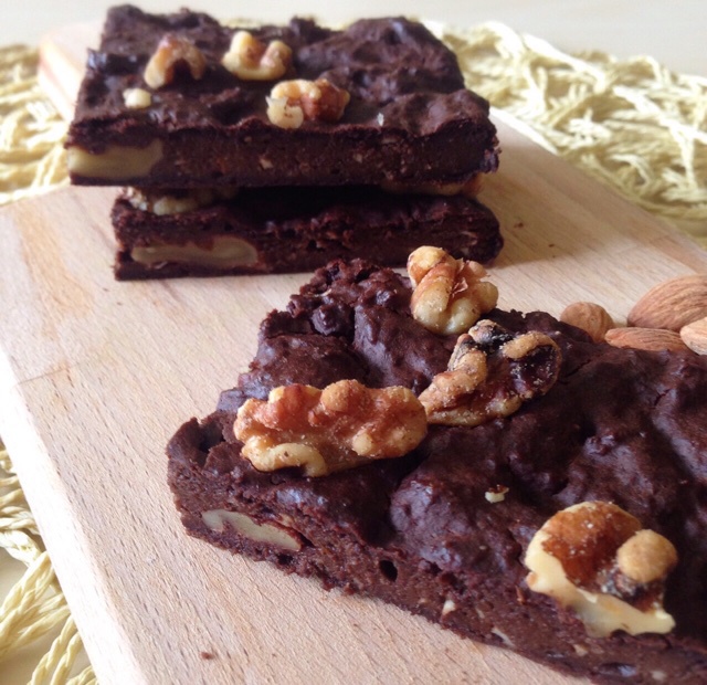 无油低卡浓厚豆腐布朗尼（全部热量只有一千卡☆）