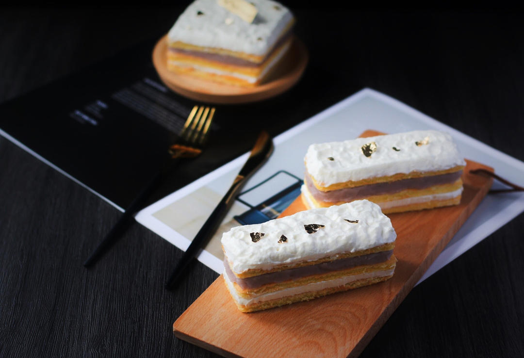 厚芋泥奶油蛋糕