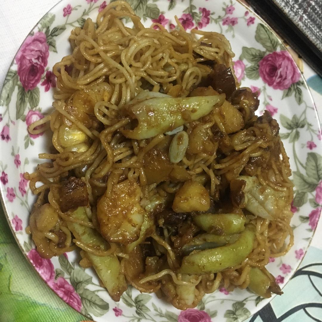 豆角焖面