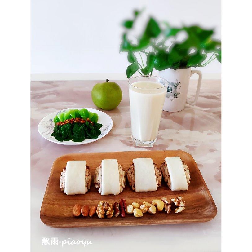 黑米双色馒头花卷（一次发酵）