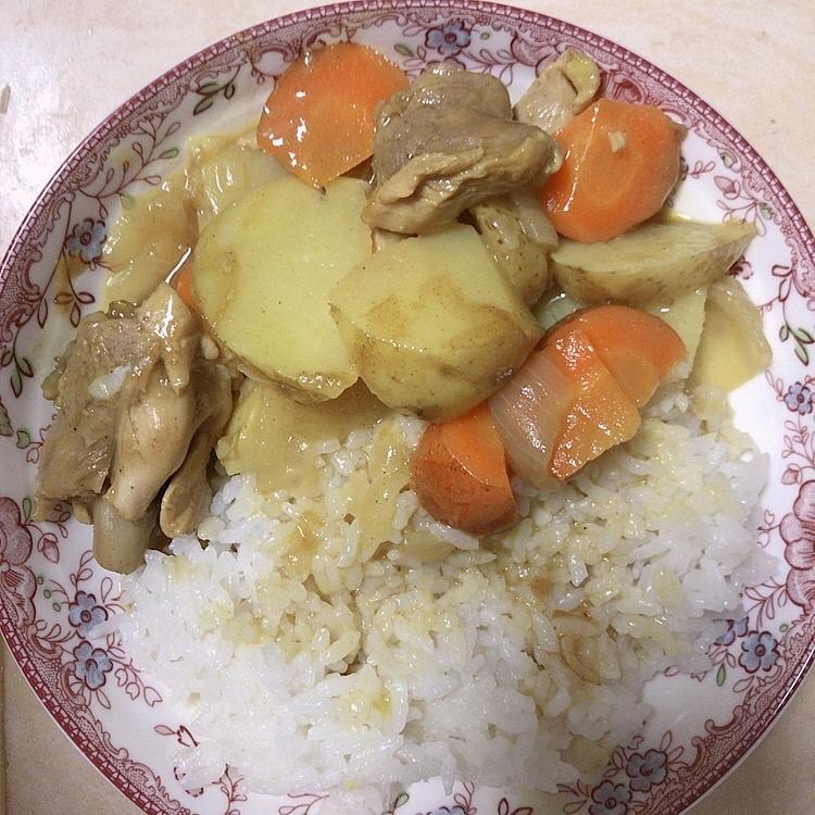 教你做好吃的咖喱鸡腿饭