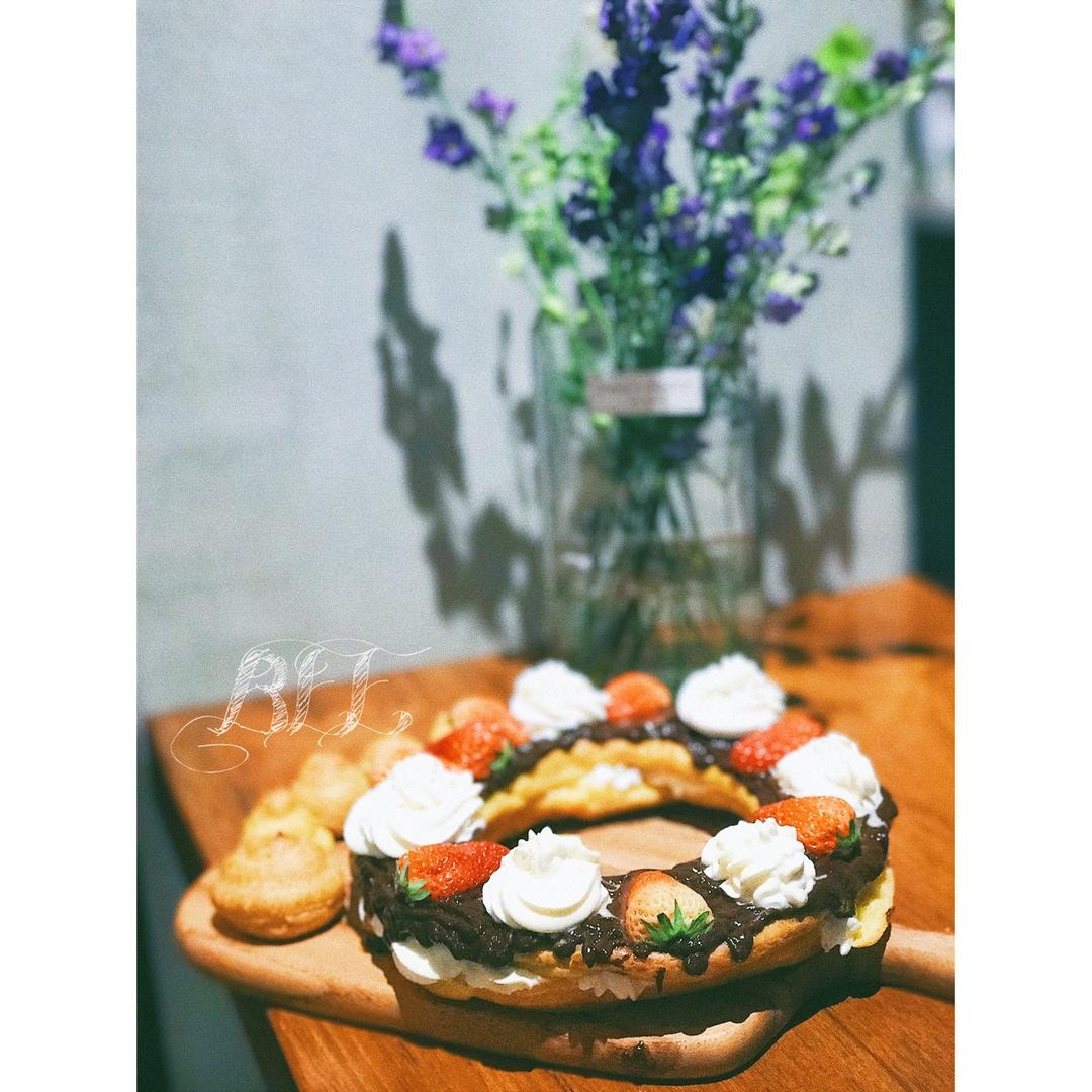 高颜值的花环泡芙